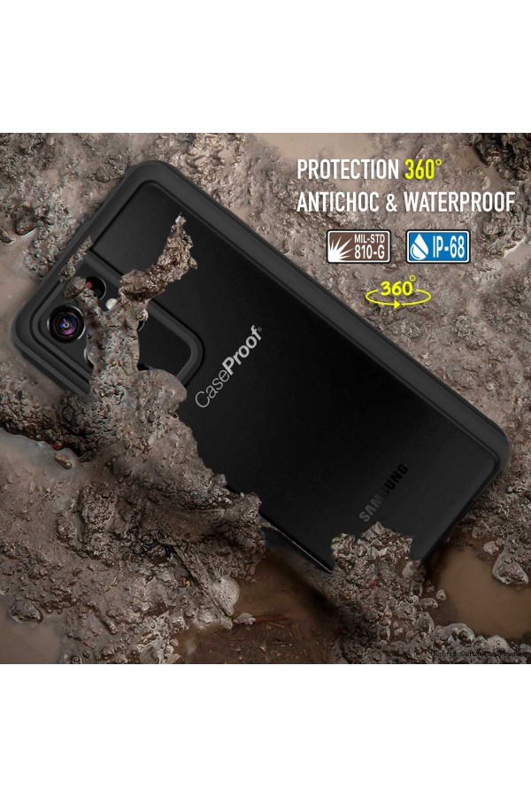 Coque de protection Protector pour Samsung Galaxy S21 (5G), noire
