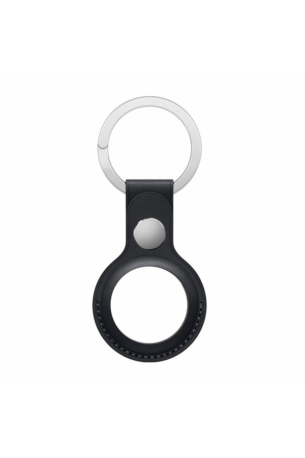 Porte-clés pour AirTag Apple en cuir vegan Noir
