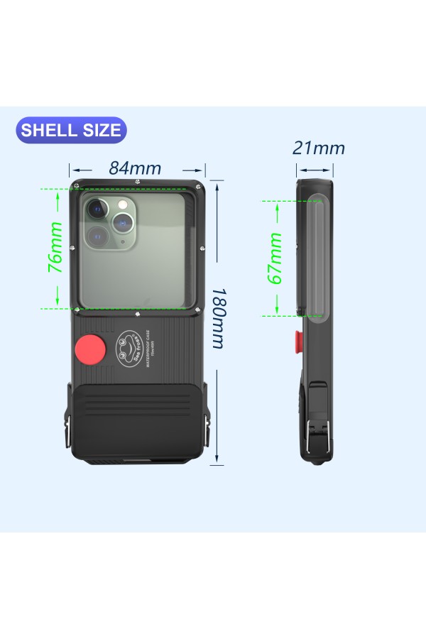 Caisson Étanche Universel de Smartphone pour la Plongée Sous-marine jusque  15 m - Compatible avec iPhone, Samsung , Xiaomi