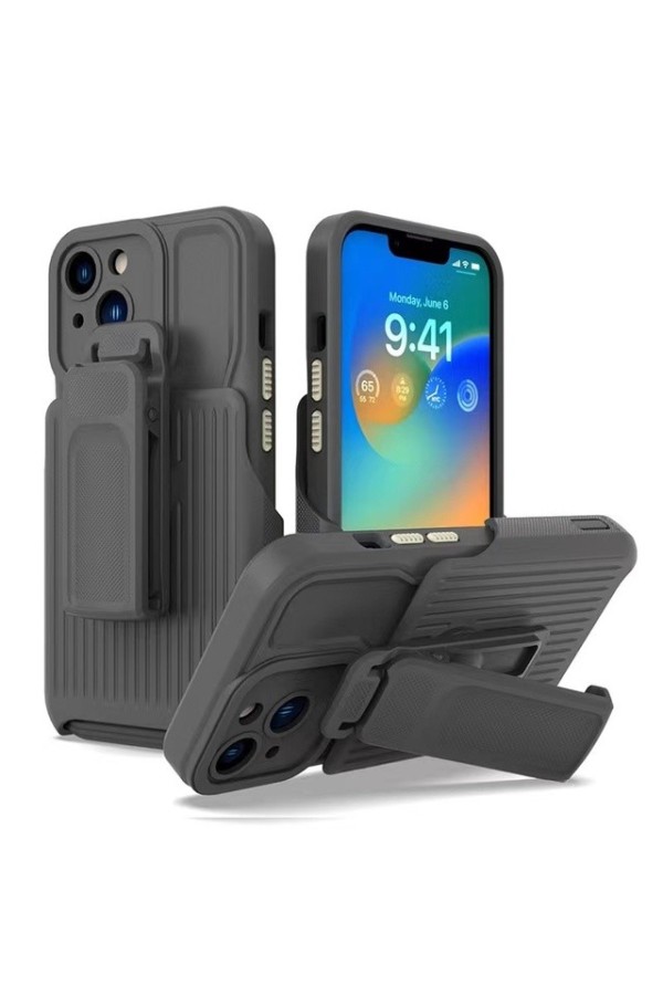 Shockproof Phone Case for iPhone with Backpack Clip