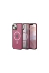 iPhone 12/12pro   - Coque Anti Choc avec Magsafe Couleur Mate Violet