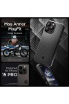 Coque Spigen Mag Armor iPhone 15 Pro MATTE Noire