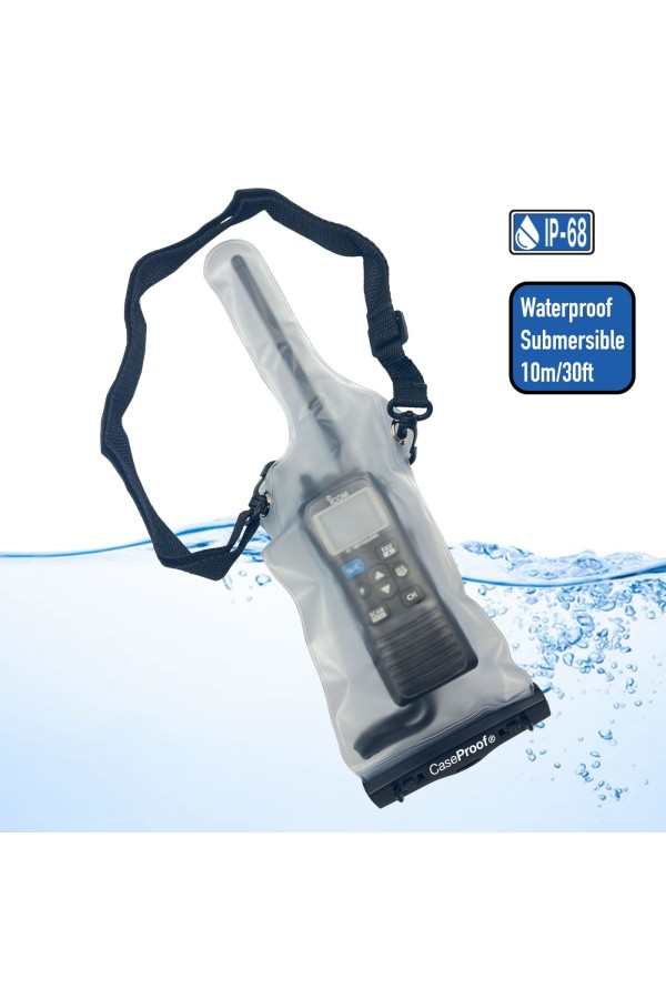 Waterproof VHF case