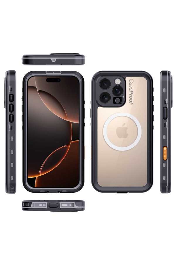 iPhone 16 Pro Max - Waterproof and Shockproof Case - Magsafe Compatible